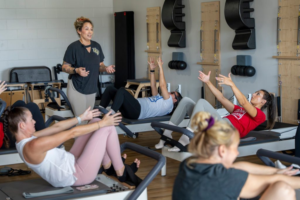 winter garden pilates class