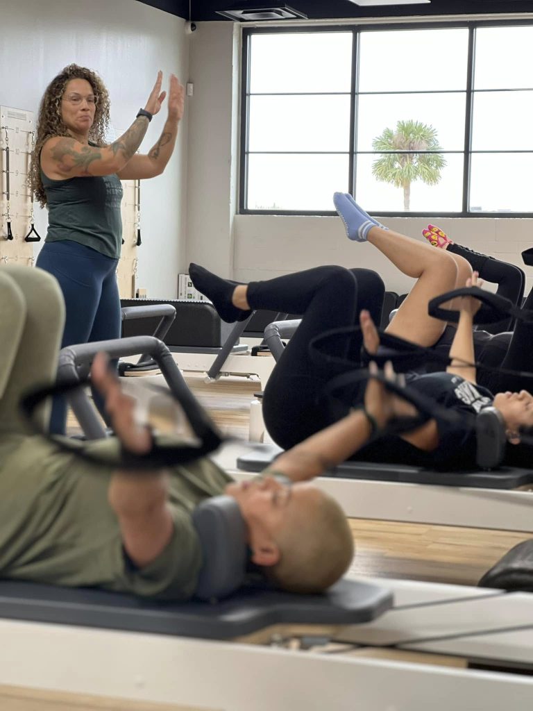 winter garden pilates class