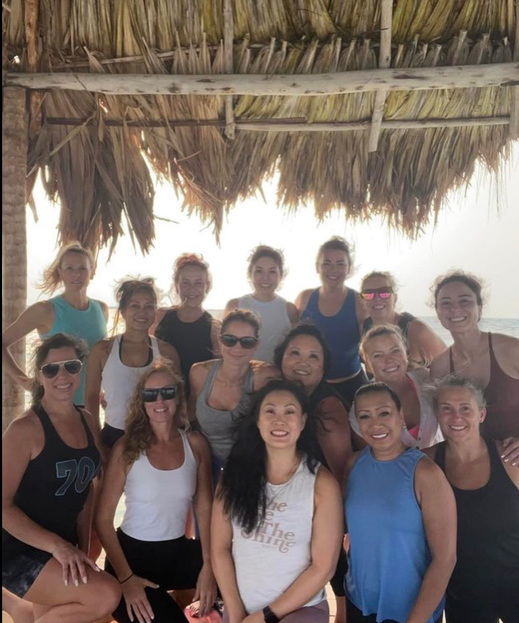 pilates retreat group with jess olin founder of soteria pilates